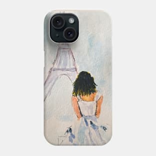 Girl in Paris Phone Case