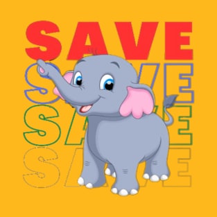 Save Elephant T-Shirt