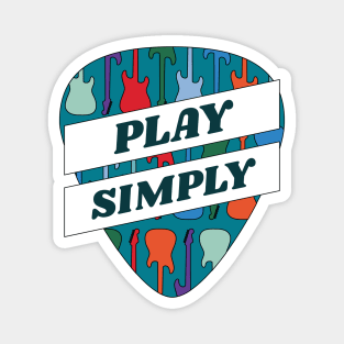 Play Simply Guitar Pick Magnet
