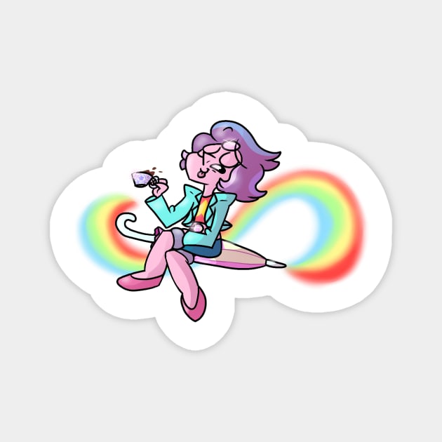 rainbow quartz 2.0 Magnet by RainbowRat3