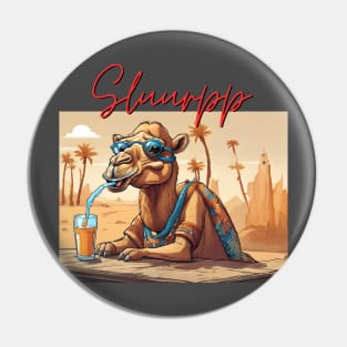 camel drinking Pin