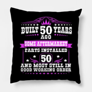 Funny Womens 50th Birthday Pillow