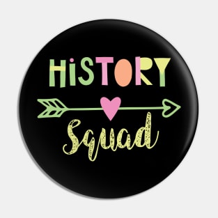 History Squad Pin