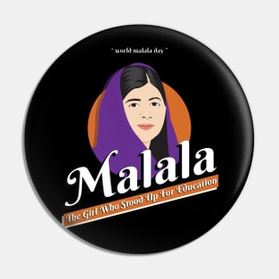 malala the girl who stood up for education Pin