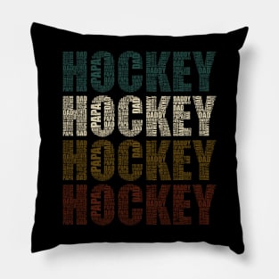 Hockey Dad - Funny Sports Lovers Gift For Papa Pillow