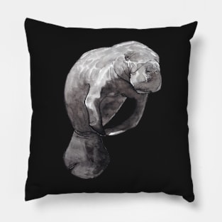 This sad manatee will be your friend Pillow