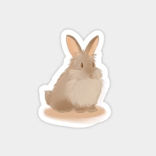 Lionhead Bunny Magnet