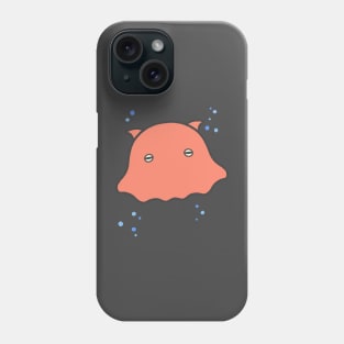 Mendako the Umbrella Octopus Cute Deep Sea Ocean Fish Art Logo Phone Case