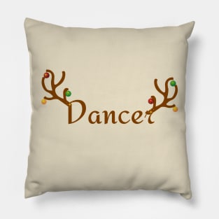 Dancer Reindeer Pillow