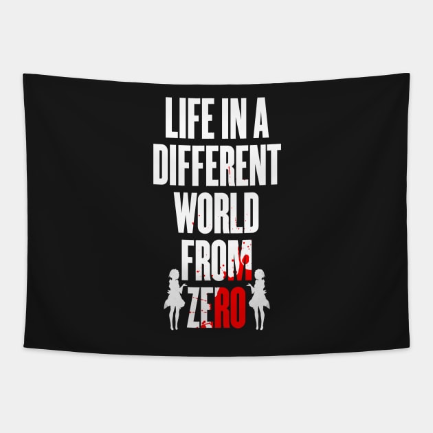 Life in a different world from zero Tapestry by geekmethat