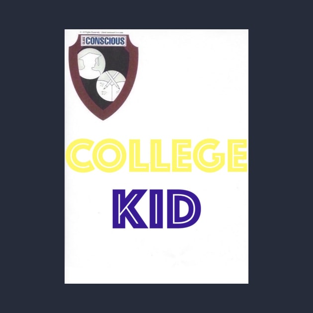 COLLEGE KID.BLUE.YELLOW by ClassConsciousCrew.com