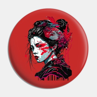 Japanese geisha Pin