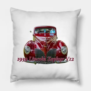 1939 Lincoln Zephyr V12 4 Door Sedan Pillow