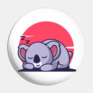 Sleeping koala Pin