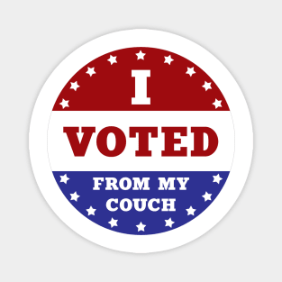 I Voted From My Couch Magnet