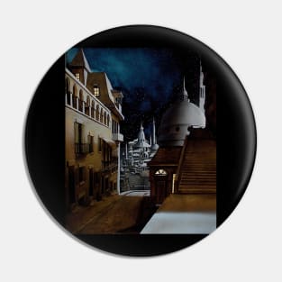 City at Night Pin