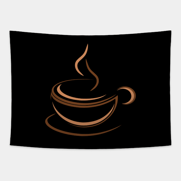 Coffee Milk Tapestry by Comshop