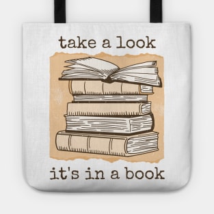 Take a Look, it's In a Book Tote