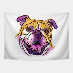 The Bulldog Love of My Life Tapestry