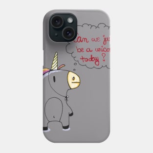 Be a unicorn cute rainbow kids print Phone Case
