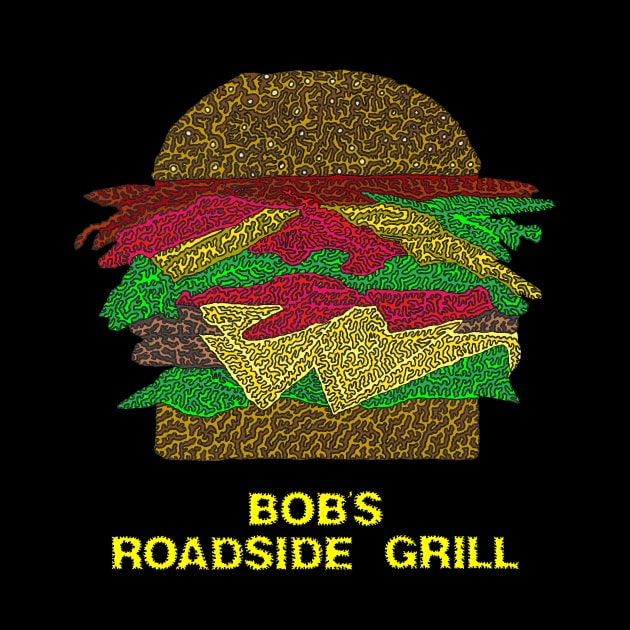 Bob's Roadside Grill by NightserFineArts