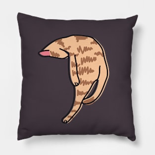 Funny Cat #2 illustration in Weirdtual Reality Pillow