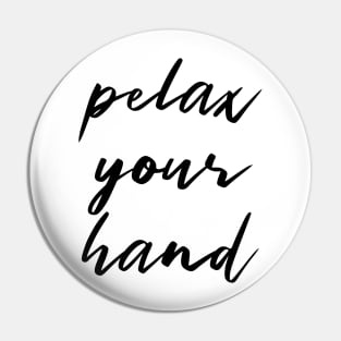 Relax your hand. Nail Artist, Nailtech  Gift Ideas Pin