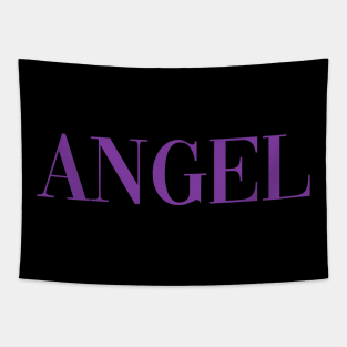 Angel - Pose - Purple Tapestry