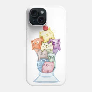 Purrfect Sundae! Phone Case