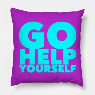 GHY Logo AQUA Pillow