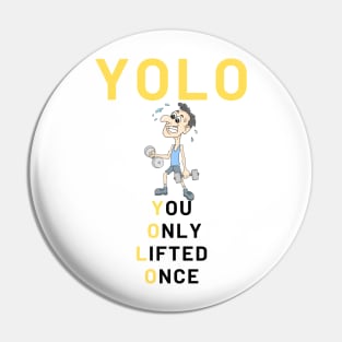 YOLO Gold Edition Pin