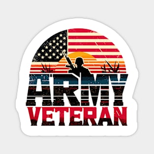 ARMY VETERAN Magnet