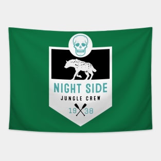 Night Side Jungle Tapestry