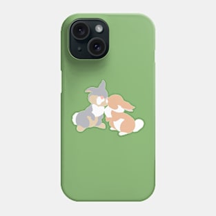 A Bunny's First Kiss Phone Case