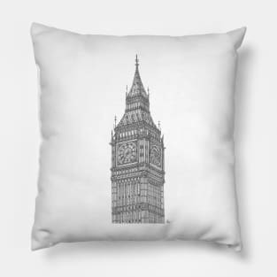 Big Ben Tower Pillow