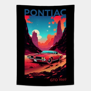 Timeless Thrills: The 1969 Pontiac GTO Tribute Design Tapestry