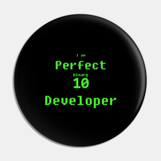 perfect 10 developer Pin