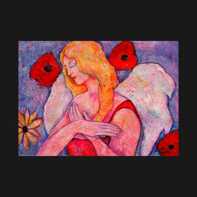 Belle, Angel image part of an Angel oracle card deck – MeMoment angel cards by Renart