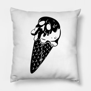 Ice-cream Skull Pillow