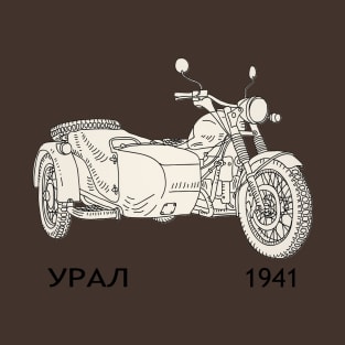 Ural sidecar motorcycle T-Shirt