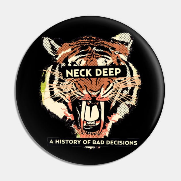 Neck deep Pin by LIKE KING