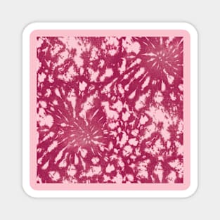 Hot Pink Galactic Tie-Dye Magnet