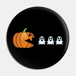 Pumpkin Eating Ghost Pin