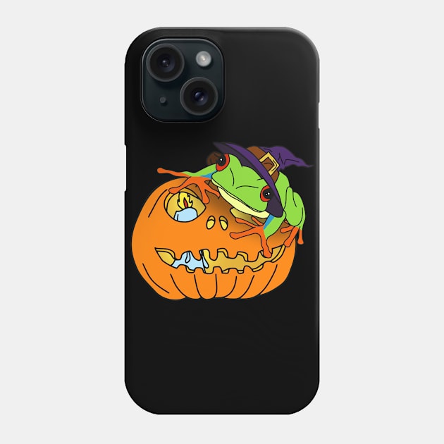 Halloween Red Eyed tree Frog Phone Case by FandomizedRose