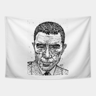 YUKIO MISHIMA ink portrait.2 Tapestry