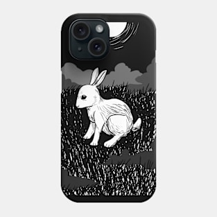 Black and White Rabbit Phone Case