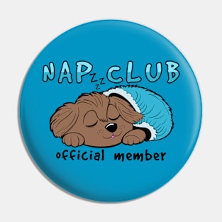 cute Shih Tzu dog - nap club Pin