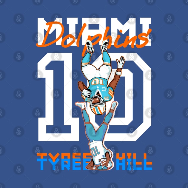 Miami Dolphins - tyreek hill 10 by Mic jr