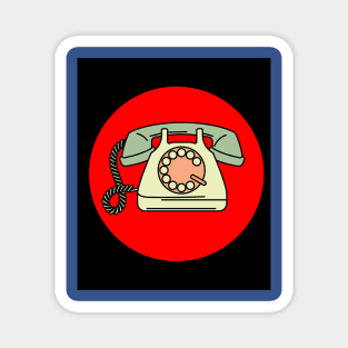 Old Antique Retro Phones Magnet