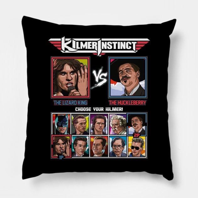 Val Kilmer Huckleberry Pillow by RetroReview